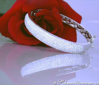 Huge Diamond Bangle