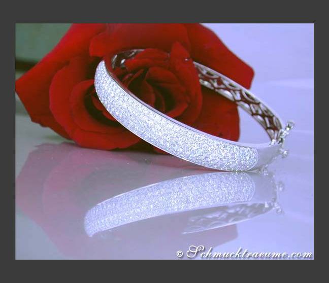 Huge Diamond Bangle