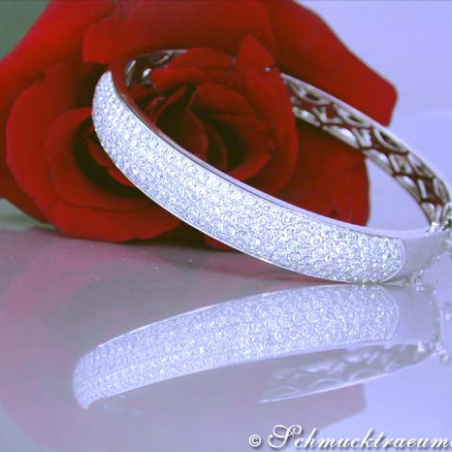 Huge Diamond Bangle