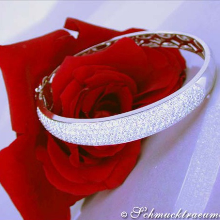 Huge Diamond Bangle