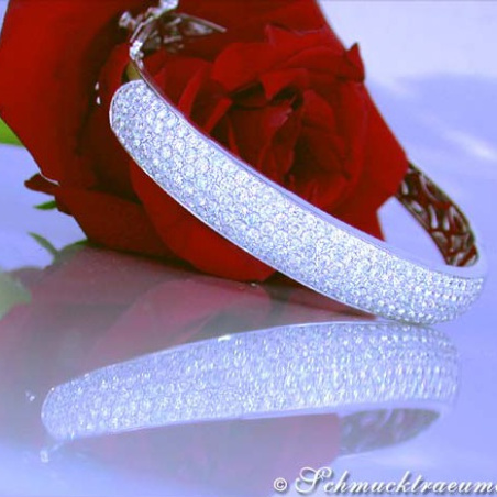 Huge Diamond Bangle