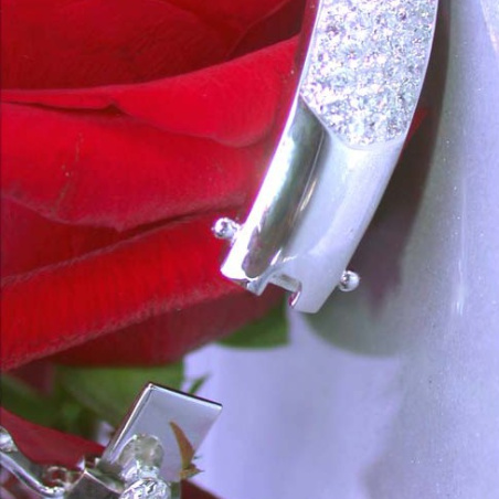 Huge Diamond Bangle