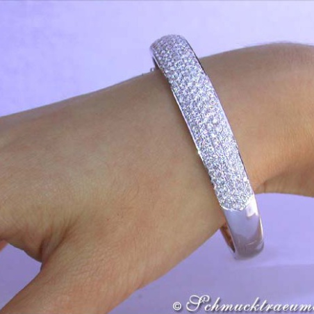 Huge Diamond Bangle