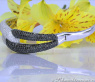 Brillanten Armreif mit schwarzen Diamanten