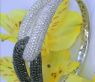 Brillanten Armreif mit schwarzen Diamanten
