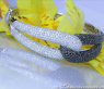 Brillanten Armreif mit schwarzen Diamanten