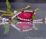 Gorgeous ruby ​​diamonds bracelet
