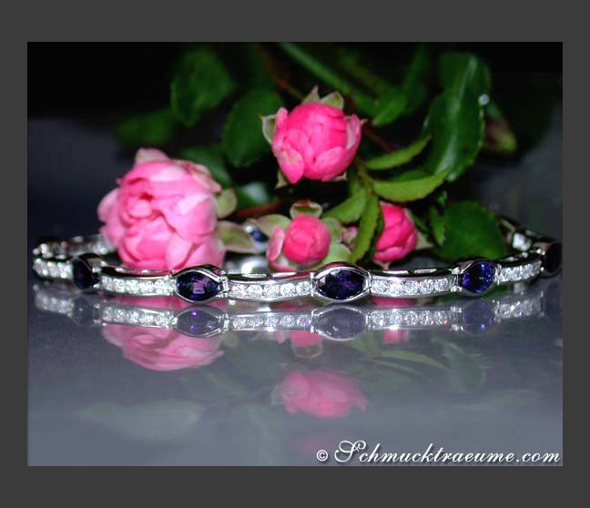 Gorgeous Sapphire Bracelet with Diamonds Gorgeous Sapphire Bracelet with Diamonds