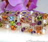Exquisite Multicolor Diamond Pearl Bracelet