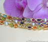 Exquisite Multicolor Diamond Pearl Bracelet