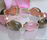 Magnificent Rose Quartz & Smoky Quartz Bracelet