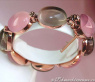 Magnificent Rose Quartz & Smoky Quartz Bracelet