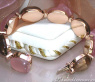Magnificent Rose Quartz & Smoky Quartz Bracelet