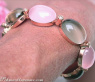Magnificent Rose Quartz & Smoky Quartz Bracelet