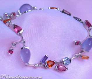 Magical Multicolor Diamonds Bracelet