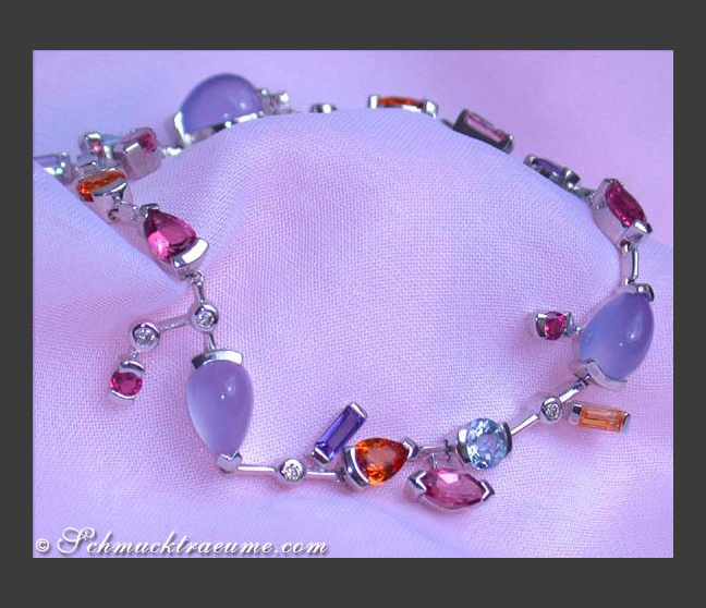 Magical Multicolor Diamonds Bracelet