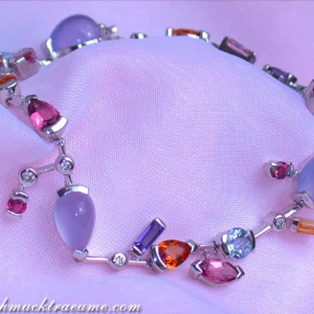 Magical Multicolor Diamonds Bracelet
