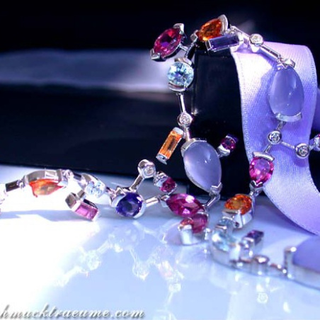 Magical Multicolor Diamonds Bracelet