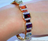 Gorgeous Multicolor Gemstone Diamond bangle