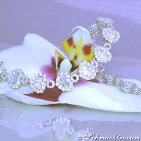 Brillanten Diamanten Herz Armband