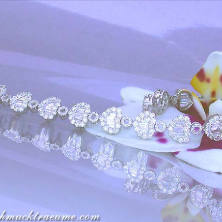 Brillanten Diamanten Herz Armband