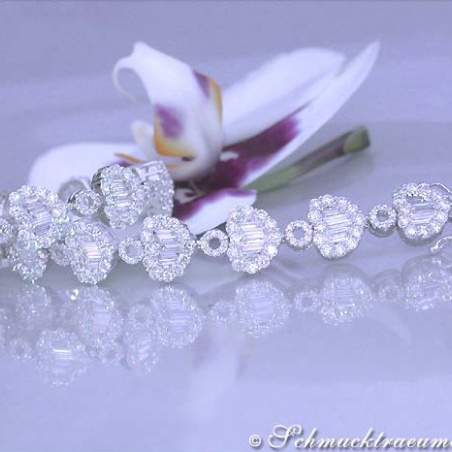 Brillanten Diamanten Herz Armband