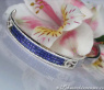 Stately Sapphire Bangle with Diamonds