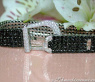  Brillanten & schwarze Diamanten Armband