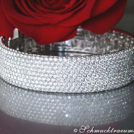 Heavy Diamond Bangle (11 ct.)