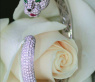 Opulent Diamond Panther Bangle