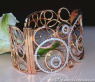 Extra wide Diamond Bangle in Rosegold