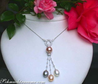 Fabulous Multicolor Freshwater Pearl Necklace