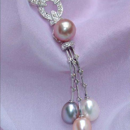 Fabulous Multicolor Freshwater Pearl Necklace