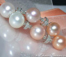 Magnificent Pastel Freshwater Pearl Earrings