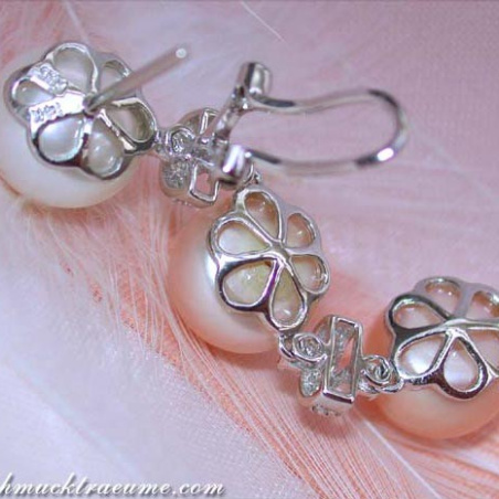 Magnificent Pastel Freshwater Pearl Earrings