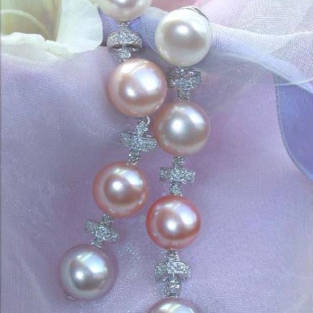 Magnificent Multicolor Freshwater Pearl Earrings