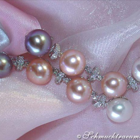 Magnificent Multicolor Freshwater Pearl Earrings
