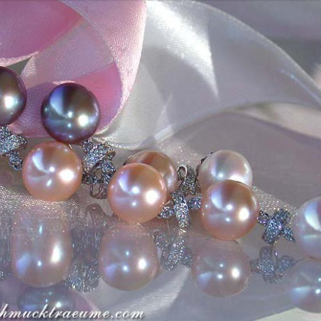 Magnificent Multicolor Freshwater Pearl Earrings