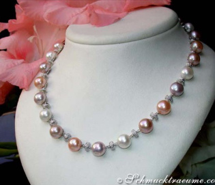 Beautiful Multicolor Freshwater Pearl Necklace