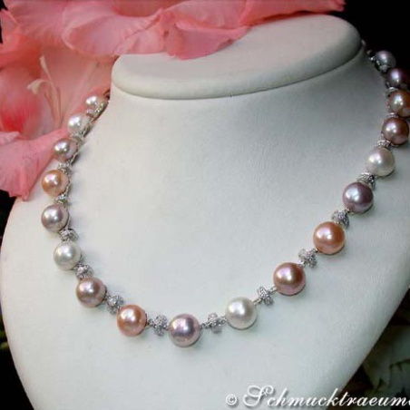 Beautiful Multicolor Freshwater Pearl Necklace