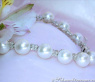 Elegant Freshwater Pearl Bracelet with Diamonds