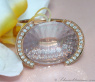 Impressive Rose Quarz Diamond Ring