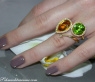 Interesting Amethyst Diamond Ring