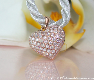 Classic Diamond Heart Pendant