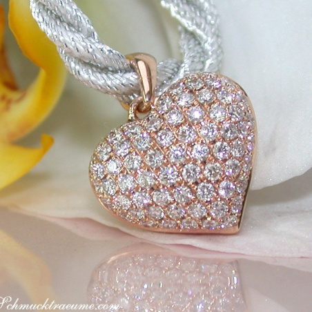 Classic Diamond Heart Pendant