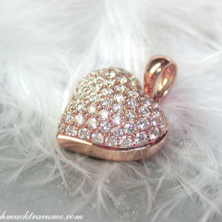 Classic Diamond Heart Pendant