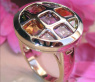 Gorgeous Multicolor Gemstone Ring