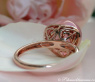Enchanting Rose Quartz Diamond Ring