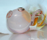 Magnificent Rose Quartz Pendant with Diamonds