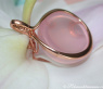 Magnificent Rose Quartz Pendant with Diamonds